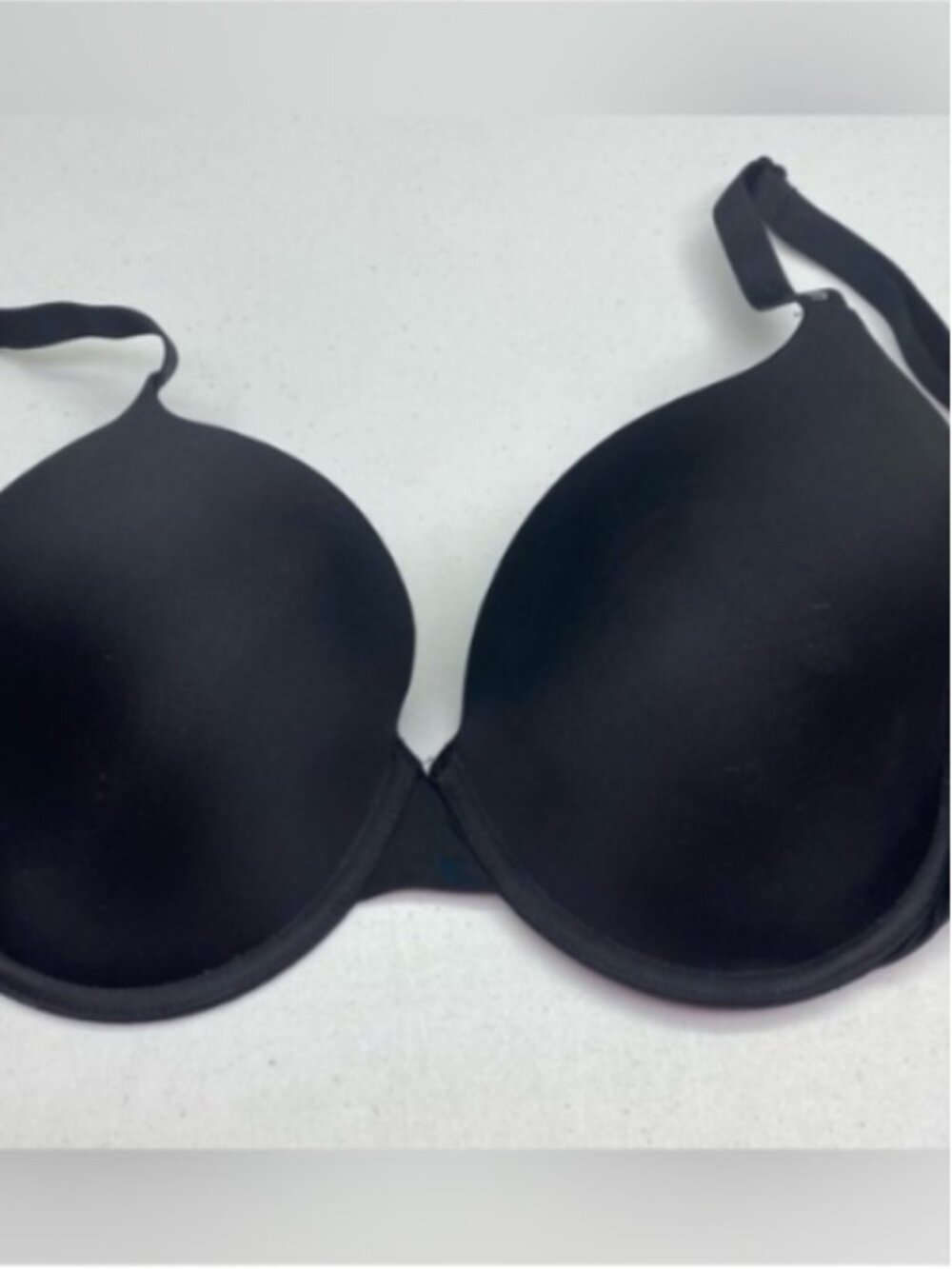 CK BLK Lightly Lined Plunge, 34D *P1021